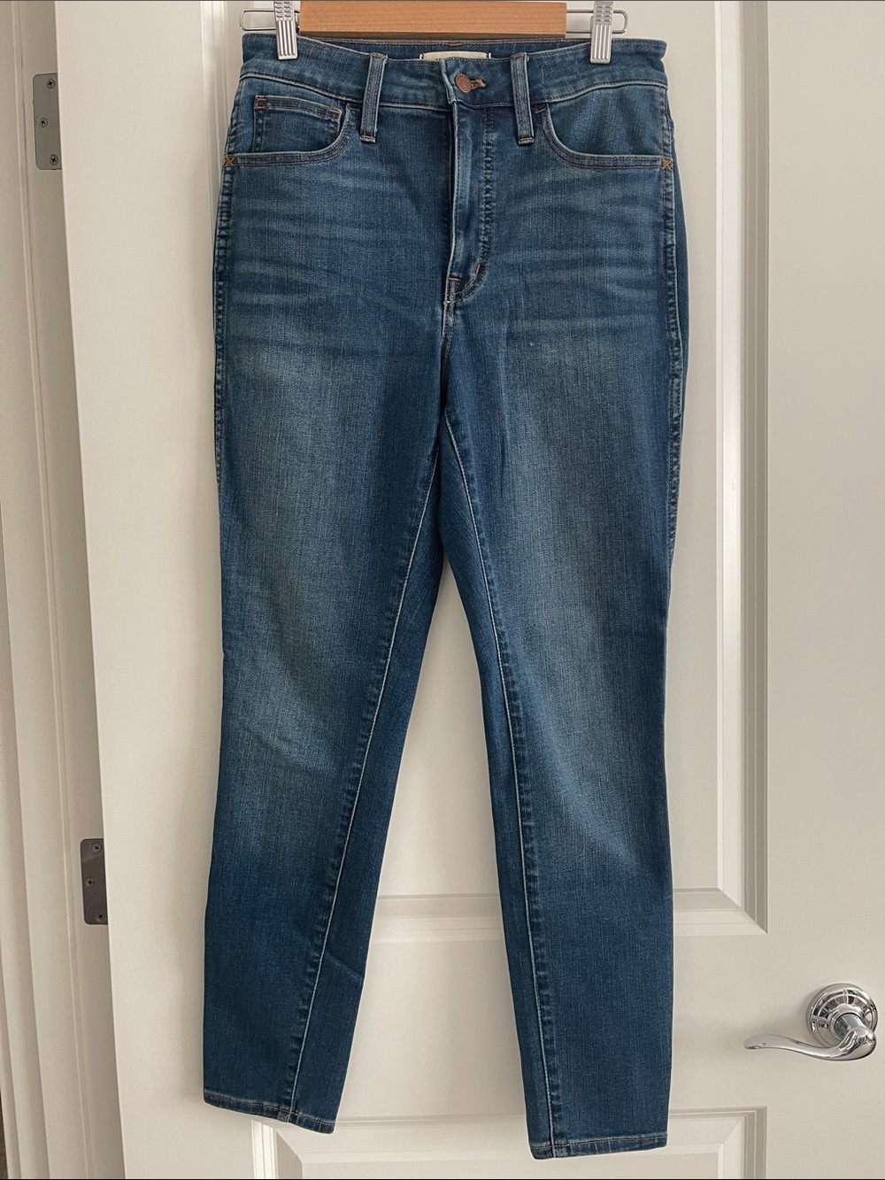 Women's Madewell Curvy Roadtripper Blue Denim Jeans 27